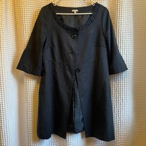 Semantiks Black Cape Jacket - Size Large